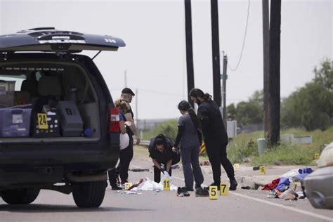 SUV driver hits crowd at Texas bus stop near border; 8 dead